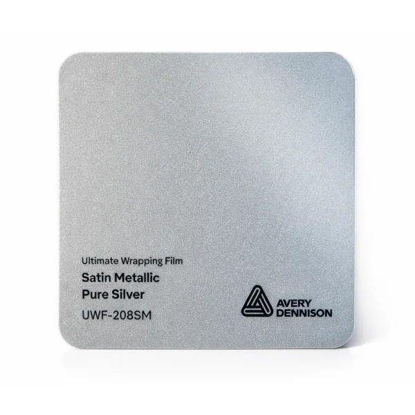 Vinil Avery Dennison Ultimate Wrapping Film Satin Metallic Pure Silver UWF-208SM