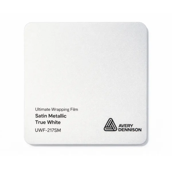 Vinil Avery Dennison Ultimate Wrapping Film Satin Metallic True White UWF-217SM