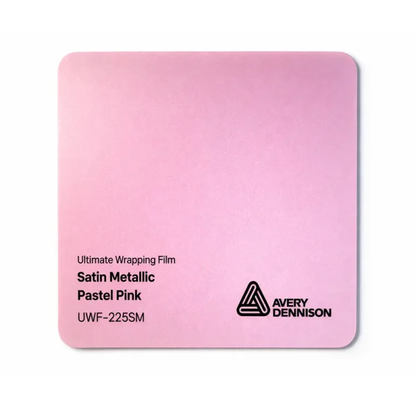 Vinil Avery Dennison Ultimate Wrapping Film Satin Metallic Pastel Pink UWF-225SM