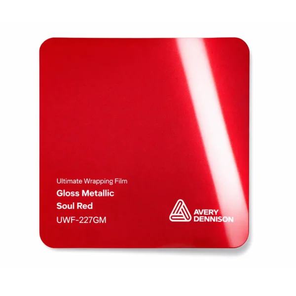 Vinil Avery Dennison Ultimate Wrapping Film Gloss Metallic Metallic Soul Red UWF-227GM