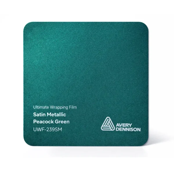 Vinil Avery Dennison Ultimate Wrapping Film Satin Metallic Peacock Green UWF-239SM