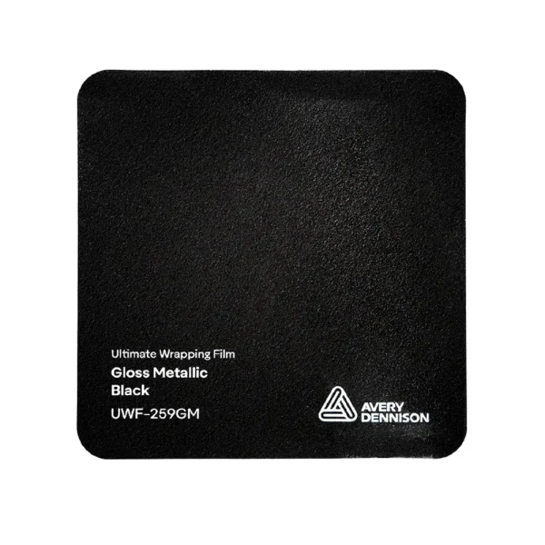 Vinil Avery Dennison Ultimate Wrapping Film Gloss Metallic Metallic Black UWF-259GM