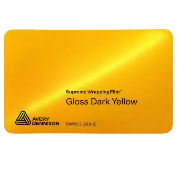 Vinil Avery Dennison SW900 Gloss Metallic Dark Yellow SW900-249-O