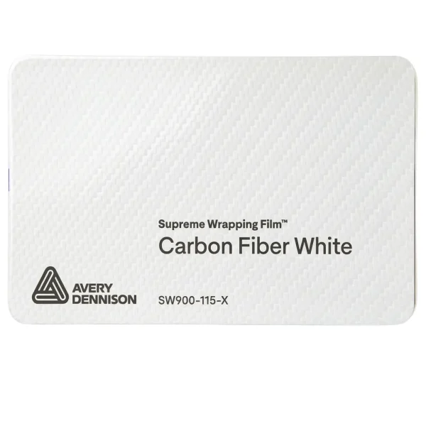 Vinil Avery Dennison SW900 Extreme Texture Carbon Fiber White SW900-115-X