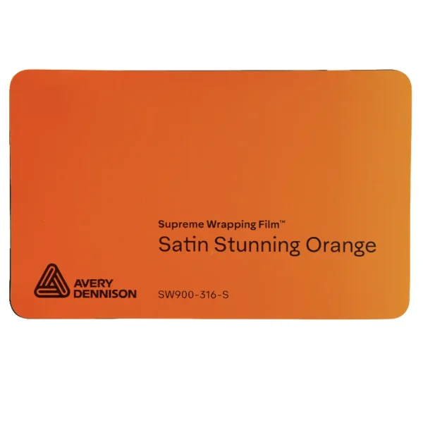 Vinil Avery Dennison SW900 ColorFlow Satin Stunning Orange SW900-316-S