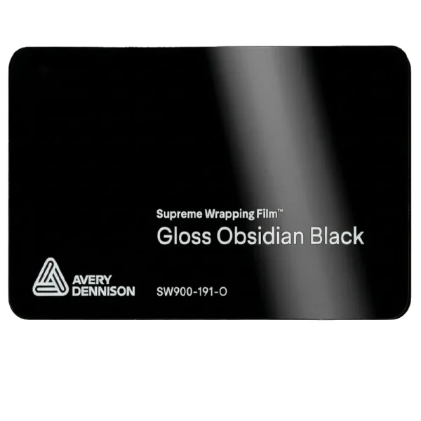 Vinil Avery Dennison SW900 Gloss Obsidian Black SW900-191-O