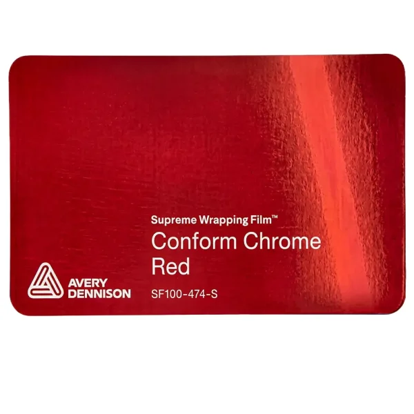 Vinil Avery Dennison SW900 Conform Chrome Red SF100-474-S