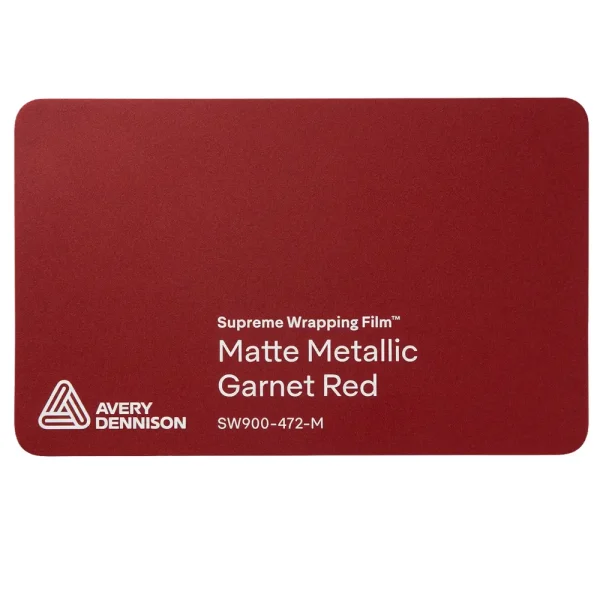 Vinil Avery Dennison SW900 Matte Metallic Garnet Red SW900-472-M