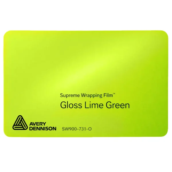 Vinil Avery Dennison SW900 Gloss Metallic Lime Green SW900-731-O